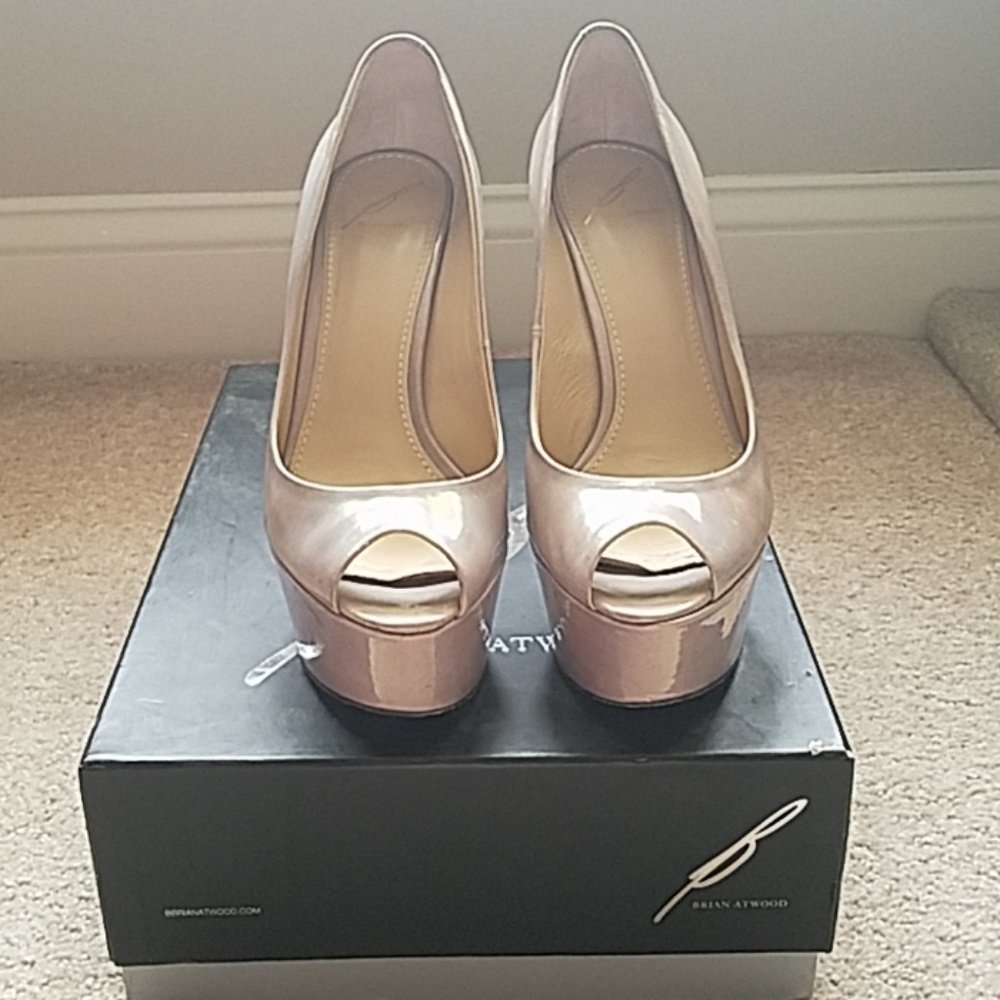 Brian Atwood pearl platform pumps